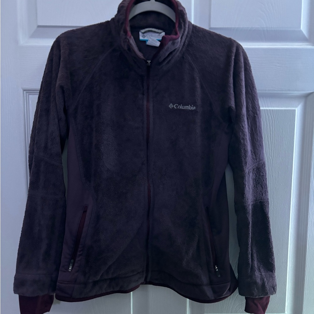 women's medium purple Columbia Fleece Jacket